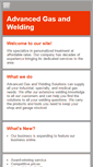 Mobile Screenshot of advancedgaswelding.com