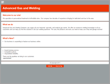 Tablet Screenshot of advancedgaswelding.com